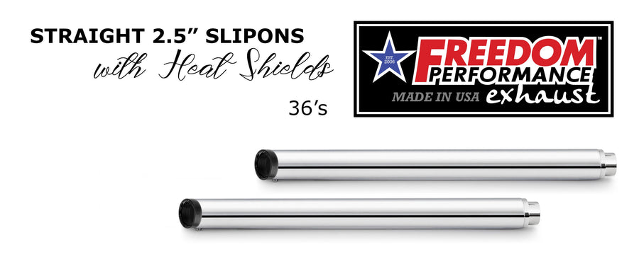 Freedom Performance HARLEY TRIKE STRAIGHT 2.5" SLIP-ONS BUNDLE