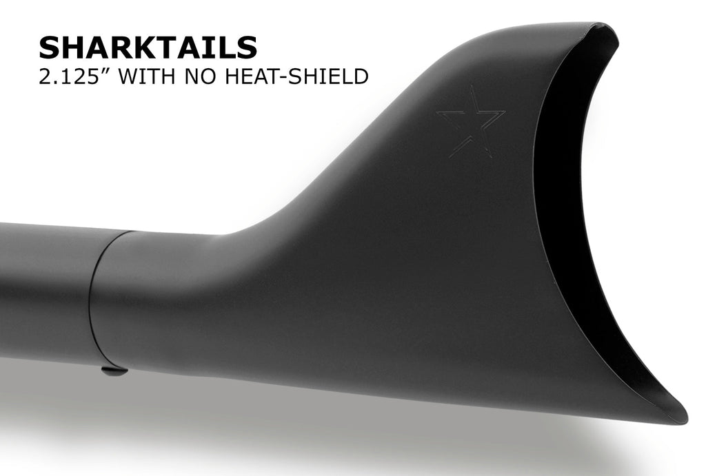 Freedom Performance HARLEY FREE WHEELER SHARKTAIL 2.125" SLIP-ONS BUNDLE