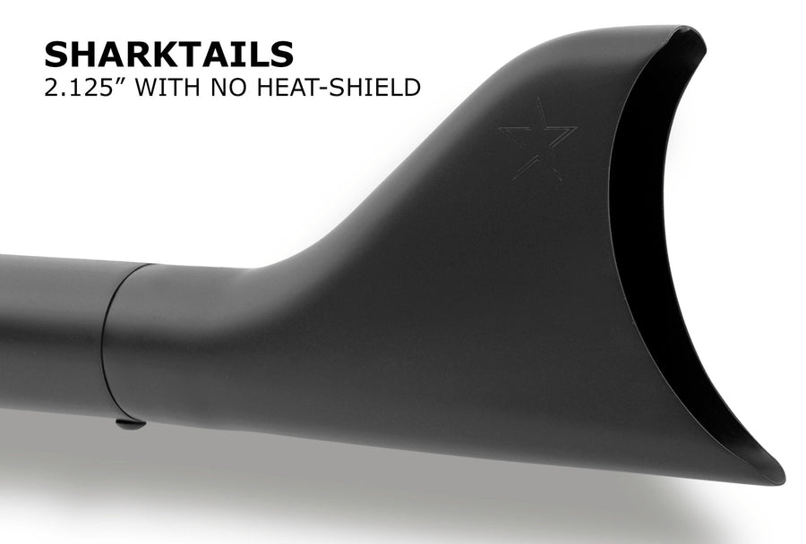 Freedom Performance HARLEY TRIKE SHARKTAIL 2.125" SLIP-ONS BUNDLE