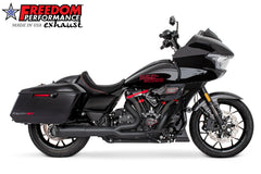 Freedom Performance HARLEY TOURING 4.5" 2 STEPPED MID UNION 2-INTO-1 TURNOUT BUNDLE 2017-PRESENT