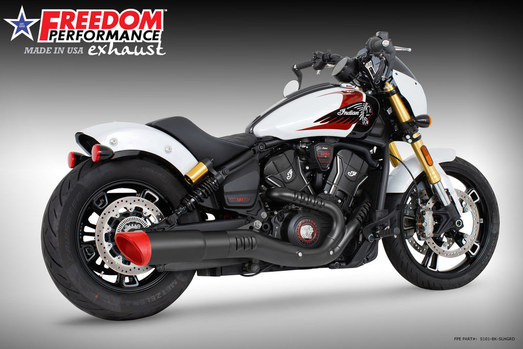 Freedom Performance INDIAN 2025-PRESENT SCOUT 101-CLASSIC-SUPER-SPORT-BOBBER 4.5" 2-STEP SLIP-ON BUNDLE