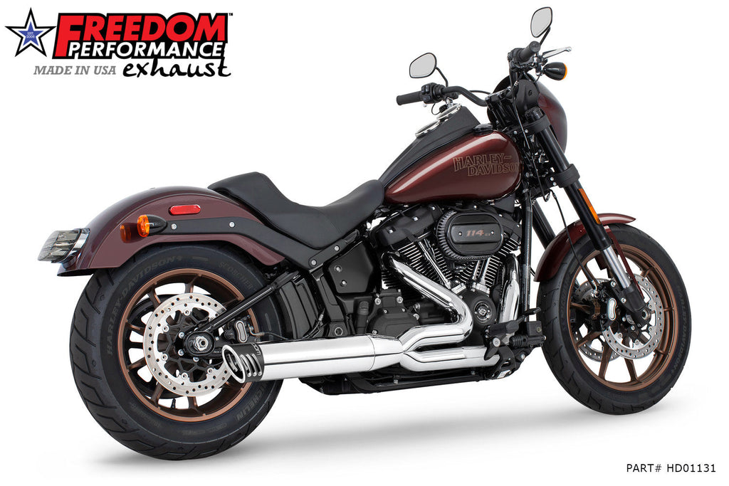 Freedom Performance HARLEY SOFTAIL "SLIM-TIRE" 4" UNION 2-INTO-1 RIGHT-SIDE ONLY 2018-2024 BUNDLE
