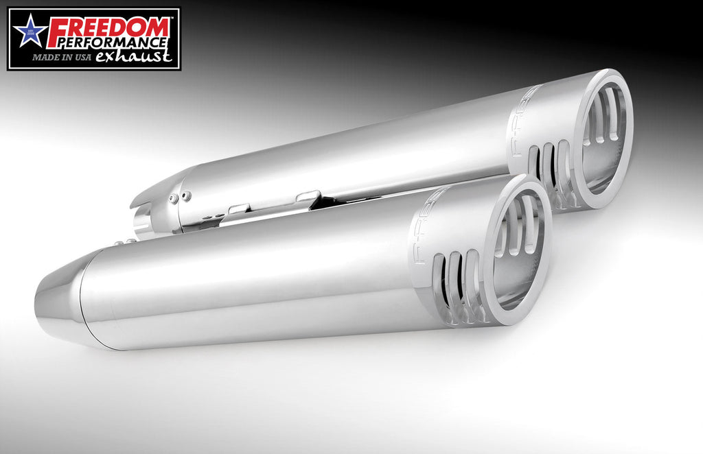 Freedom Performance HARLEY SOFTAIL M8 ONLY 4" SLIP-ONS 2018-PRESENT *FITS FREEDOM HEADERS ONLY* BUNDLE