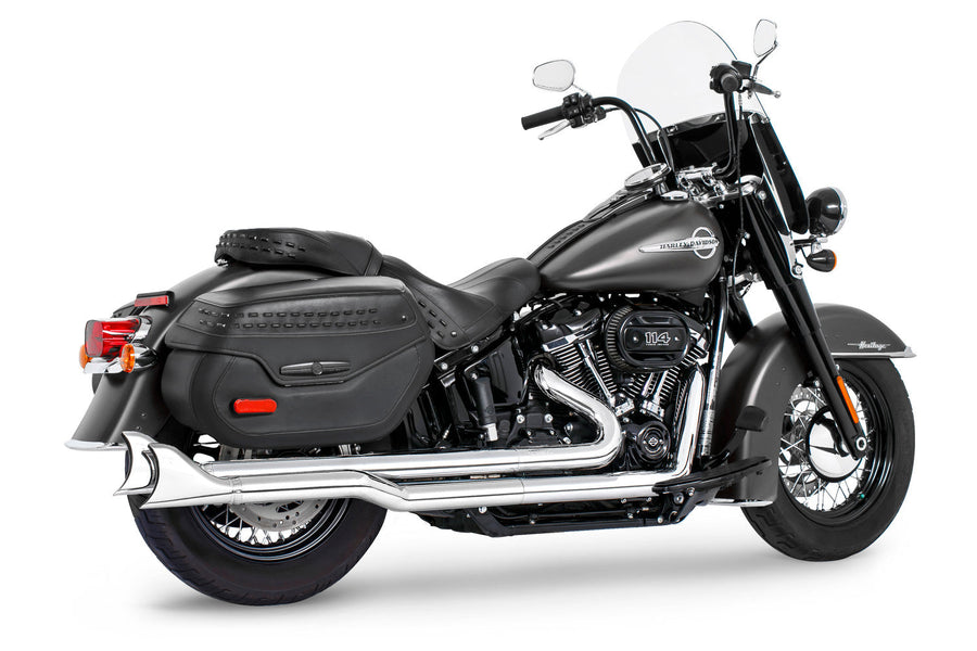 Freedom Performance HARLEY SOFTAIL 2.5" RIGHT-SIDE STAGGERED TRUE-DUAL COMPLETE SYSTEM BUNDLE M8 ONLY