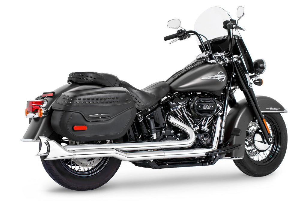 Freedom Performance HARLEY SOFTAIL 2.5" RIGHT-SIDE STAGGERED TRUE-DUAL COMPLETE SYSTEM BUNDLE M8 ONLY