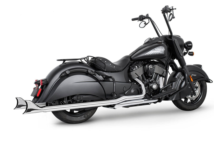 Freedom Performance INDIAN VINTAGE/CLASSIC 2.5" SHARKTAIL & CREEPER SLIPONS 2014-2020 *FITS FREEDOM HEADERS ONLY*