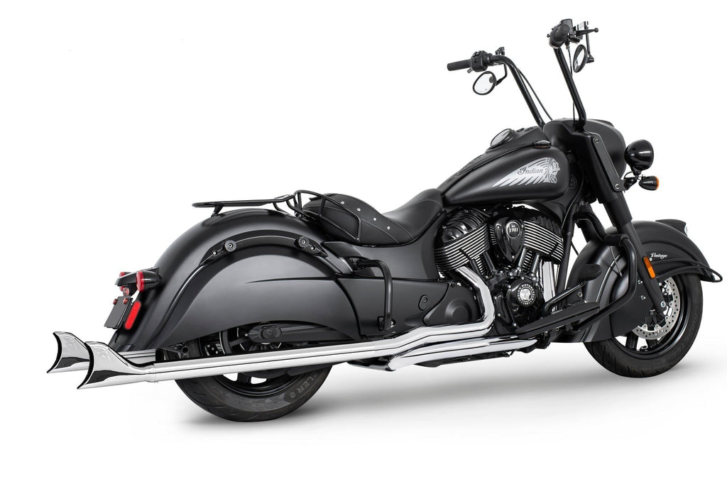 Freedom Performance INDIAN VINTAGE/CLASSIC 2.5" SHARKTAIL & CREEPER SLIPONS 2014-2020 *FITS FREEDOM HEADERS ONLY*