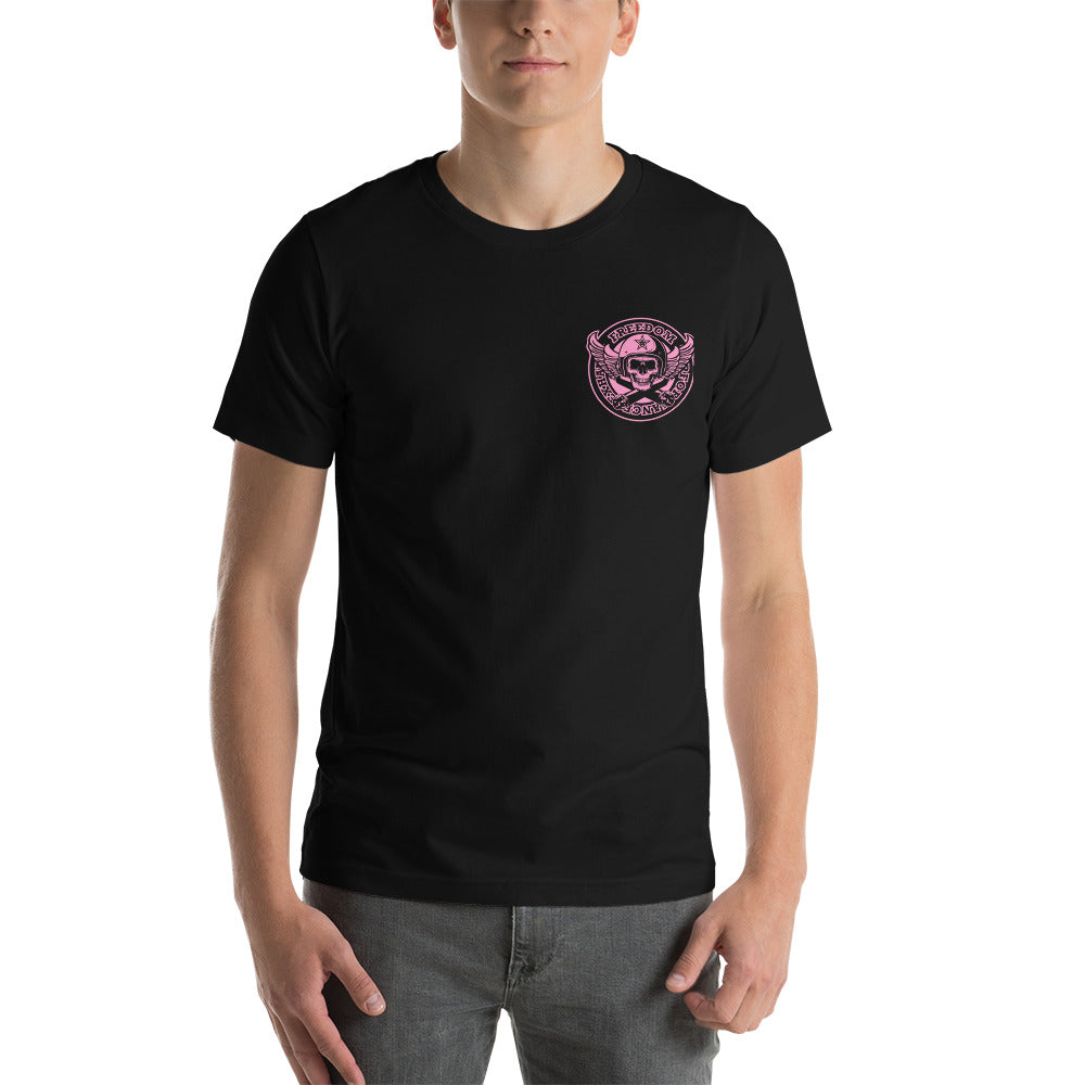 Freedom Performance FPE Pink Logo Short-Sleeve Unisex T-Shirt