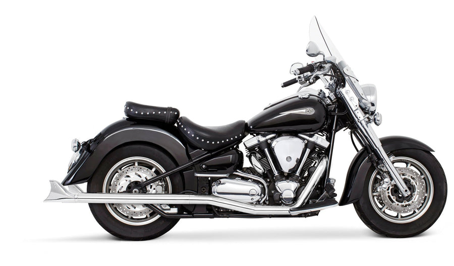Freedom Performance YAMAHA ROADSTAR/1600/SILVERADO SHARKTAIL COMPLETE TRUE-DUAL FULL SYSTEM - 1999 to 2014 BUNDLE