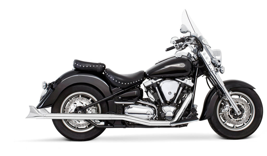 Freedom Performance YAMAHA ROADSTAR/1600/SILVERADO SHARKTAIL COMPLETE TRUE-DUAL FULL SYSTEM - 1999 to 2014 BUNDLE