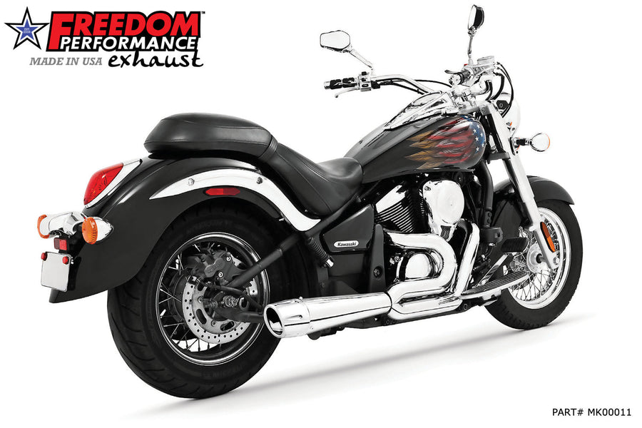 Freedom Performance KAWASAKI VULCAN 900 COMBAT FLUTED 2-INTO-1  2006-PRESENT