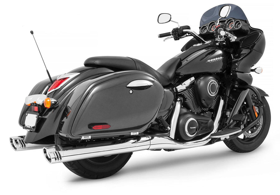 Freedom Performance KAWASAKI VAQUERO 1700/NOMAD/VOYAGER 4" SLIP-ONS 2011-PRESENT BUNDLE