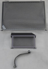 Cox Racingroup Ducati 939 HyperMotard, HyperStrada – 113-15283 Titanium colorRadiator Guard, Oil Cooler & Chain Case Guard Set