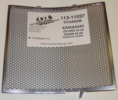 Cox Racingroup Kawasaki ZX6R, ZX636 2005-2006 – 113-11037 Titanium Radiator Guard