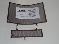 Cox Racingroup Triumph 1050 Speed Triple 2011-on – 113-14383 Titanium Radiator & Oil Cooler Guard Set
