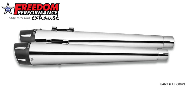 Freedom Performance HARLEY TOURING AMERICAN OUTLAW & COMBAT FLUTED 4.5" MEGAPHONE SLIP-ONS BUNDLE 1995-PRESENT