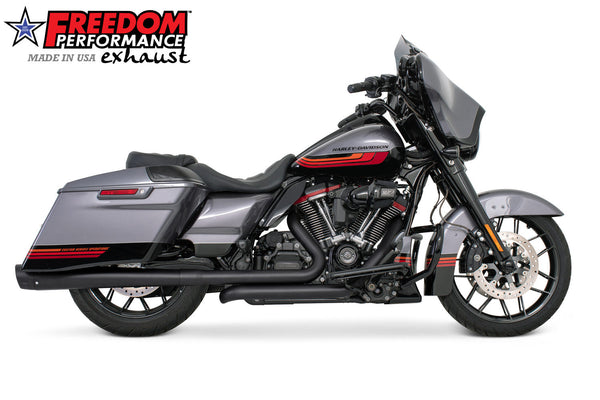 Freedom Performance HARLEY TOURING AMERICAN OUTLAW & COMBAT FLUTED 4.5" MEGAPHONE SLIP-ONS BUNDLE 1995-PRESENT