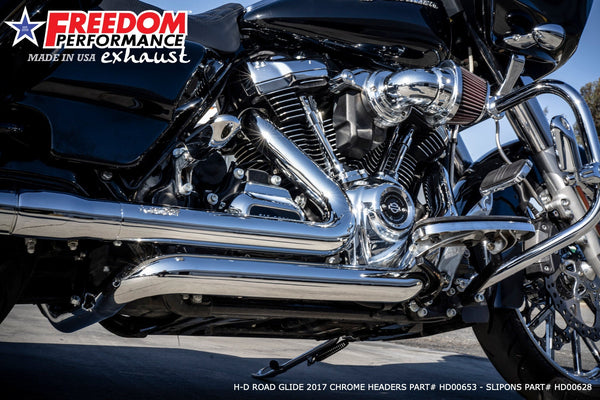 Freedom Performance HARLEY TOURING AMERICAN OUTLAW & COMBAT FLUTED 4.5" MEGAPHONE SLIP-ONS BUNDLE 1995-PRESENT