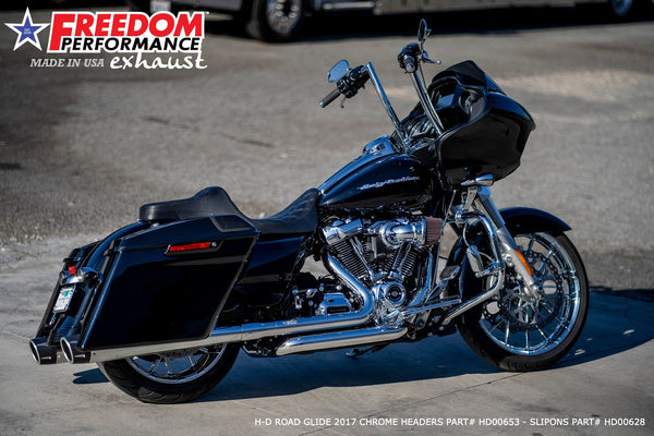 Freedom Performance HARLEY TOURING AMERICAN OUTLAW & COMBAT FLUTED 4.5" MEGAPHONE SLIP-ONS BUNDLE 1995-PRESENT