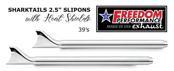 Freedom Performance YAMAHA ROADSTAR/1600/SILVERADO 2.5" CLASSIC SLIP-ONS BUNDLE