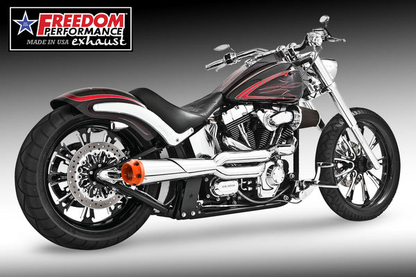 Freedom Performance HARLEY SOFTAIL ROCKER & BREAKOUT 2-INTO-1 "HIGH" AMERICAN OUTLAW 2007-2017