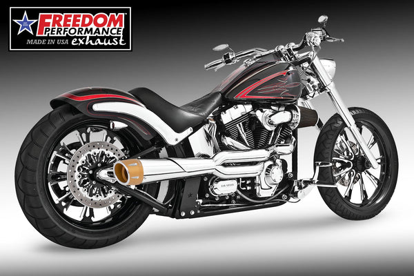 Freedom Performance HARLEY SOFTAIL ROCKER & BREAKOUT 2-INTO-1 "HIGH" AMERICAN OUTLAW 2007-2017