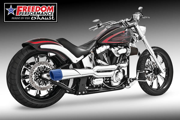 Freedom Performance HARLEY SOFTAIL ROCKER & BREAKOUT 2-INTO-1 "HIGH" AMERICAN OUTLAW 2007-2017
