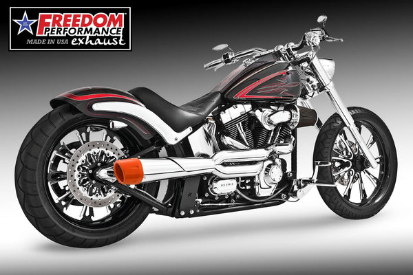 Freedom Performance HARLEY SOFTAIL ROCKER & BREAKOUT 2-INTO-1 "HIGH" AMERICAN OUTLAW 2007-2017
