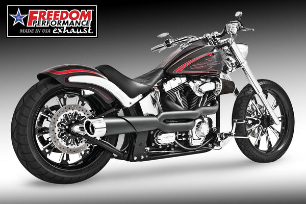 Freedom Performance HARLEY SOFTAIL ROCKER & BREAKOUT 2-INTO-1 "HIGH" AMERICAN OUTLAW 2007-2017