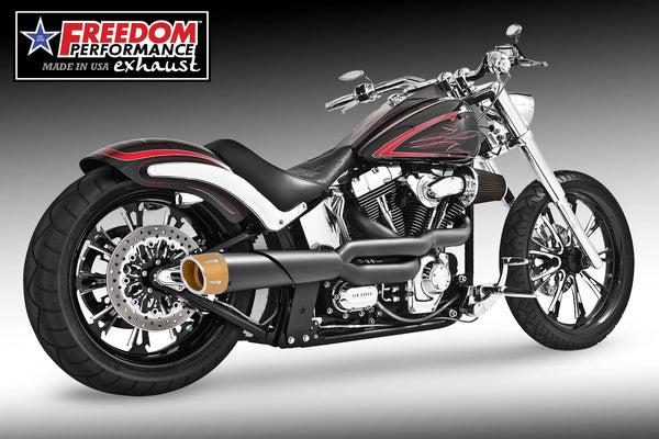 Freedom Performance HARLEY SOFTAIL ROCKER & BREAKOUT 2-INTO-1 "HIGH" AMERICAN OUTLAW 2007-2017