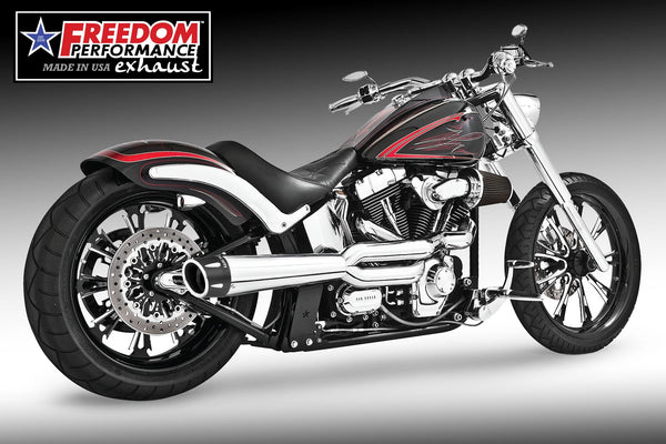 Freedom Performance HARLEY SOFTAIL ROCKER & BREAKOUT 2-INTO-1 "HIGH" AMERICAN OUTLAW 2007-2017