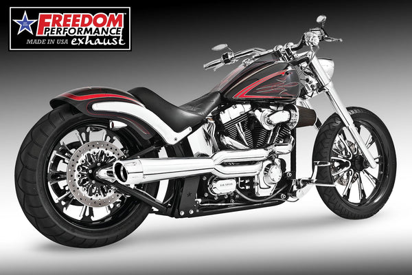 Freedom Performance HARLEY SOFTAIL ROCKER & BREAKOUT 2-INTO-1 "HIGH" AMERICAN OUTLAW 2007-2017
