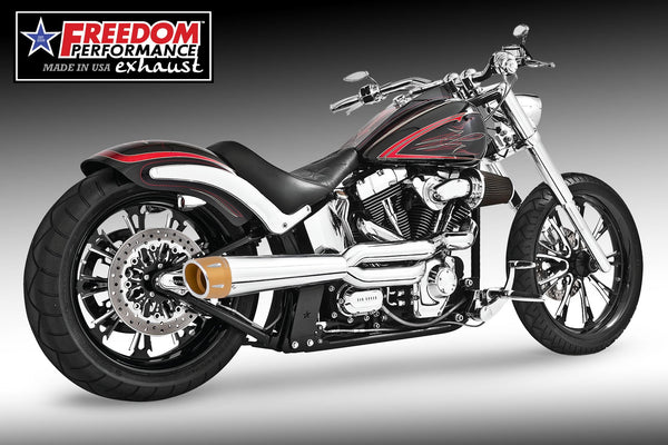 Freedom Performance HARLEY SOFTAIL ROCKER & BREAKOUT 2-INTO-1 "HIGH" AMERICAN OUTLAW 2007-2017
