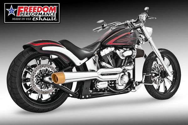 Freedom Performance HARLEY SOFTAIL ROCKER & BREAKOUT 2-INTO-1 "HIGH" AMERICAN OUTLAW 2007-2017