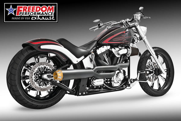 Freedom Performance HARLEY SOFTAIL ROCKER & BREAKOUT 2-INTO-1 "HIGH" AMERICAN OUTLAW 2007-2017
