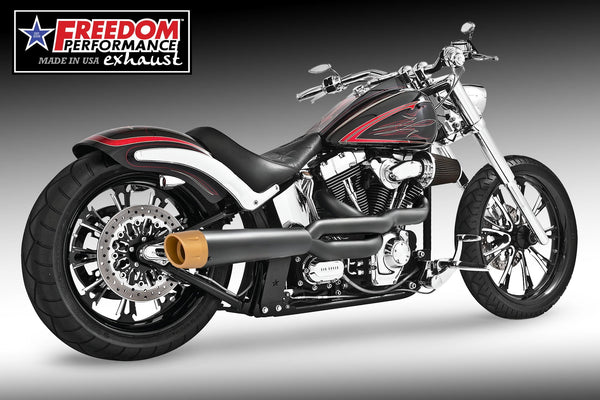 Freedom Performance HARLEY SOFTAIL ROCKER & BREAKOUT 2-INTO-1 "HIGH" AMERICAN OUTLAW 2007-2017
