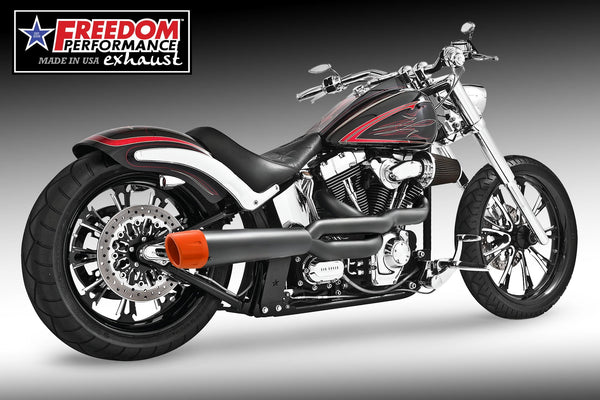 Freedom Performance HARLEY SOFTAIL ROCKER & BREAKOUT 2-INTO-1 "HIGH" AMERICAN OUTLAW 2007-2017