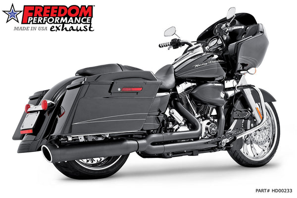 Freedom Performance HARLEY TOURING 4" UNION 2-INTO-1 RIGHT-SIDE ONLY 1995-2016