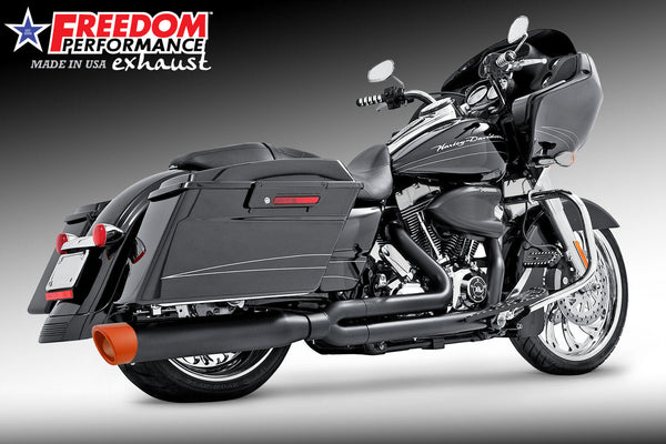 Freedom Performance HARLEY TOURING 4" UNION 2-INTO-1 RIGHT-SIDE ONLY 1995-2016