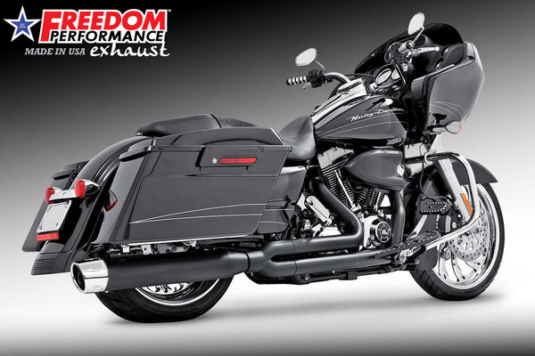 Freedom Performance HARLEY TOURING 4" UNION 2-INTO-1 RIGHT-SIDE ONLY 1995-2016