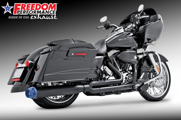 Freedom Performance HARLEY TOURING 4" UNION 2-INTO-1 RIGHT-SIDE ONLY 1995-2016