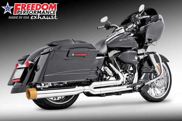 Freedom Performance HARLEY TOURING 4" UNION 2-INTO-1 RIGHT-SIDE ONLY 1995-2016