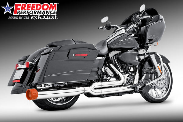 Freedom Performance HARLEY TOURING 4" UNION 2-INTO-1 RIGHT-SIDE ONLY 1995-2016