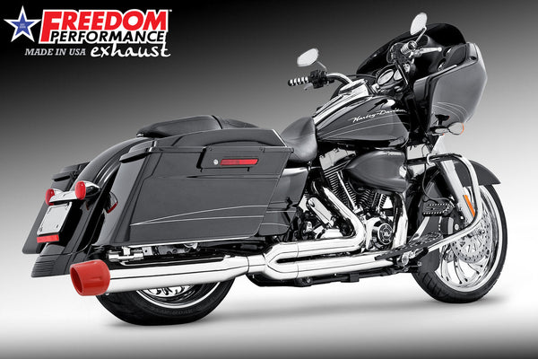Freedom Performance HARLEY TOURING 4" UNION 2-INTO-1 RIGHT-SIDE ONLY 1995-2016