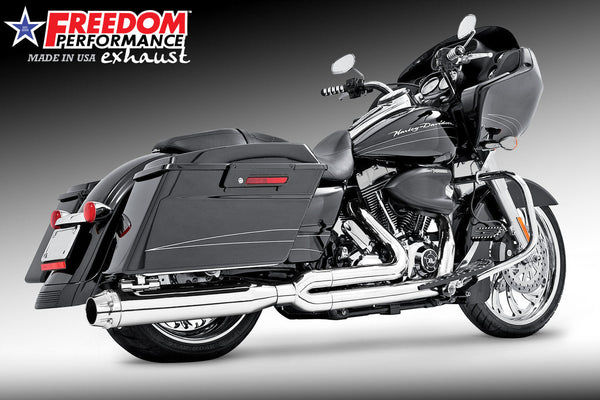 Freedom Performance HARLEY TOURING 4" UNION 2-INTO-1 RIGHT-SIDE ONLY 1995-2016