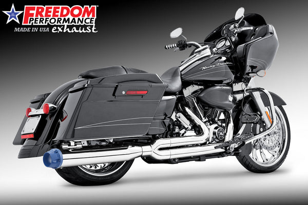 Freedom Performance HARLEY TOURING 4" UNION 2-INTO-1 RIGHT-SIDE ONLY 1995-2016