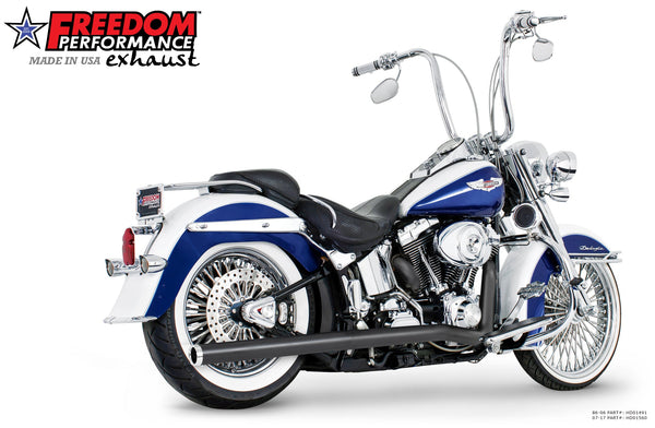 Freedom Performance HARLEY SOFTAIL 2.5" CLASSIC TRUE-DUALS FULL SYSTEM Fits 1986-2006 or 2007-2017 BUNDLE