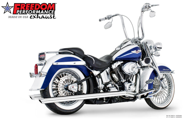 Freedom Performance HARLEY SOFTAIL 2.5" CLASSIC TRUE-DUALS FULL SYSTEM Fits 1986-2006 or 2007-2017 BUNDLE
