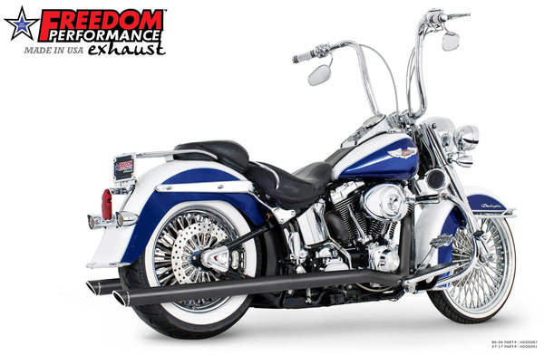 Freedom Performance HARLEY SOFTAIL 2.5" CLASSIC TRUE-DUALS FULL SYSTEM Fits 1986-2006 or 2007-2017 BUNDLE