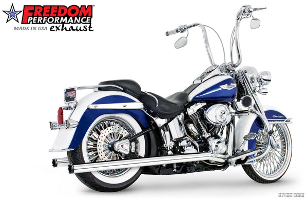 Freedom Performance HARLEY SOFTAIL 2.5" CLASSIC TRUE-DUALS FULL SYSTEM Fits 1986-2006 or 2007-2017 BUNDLE